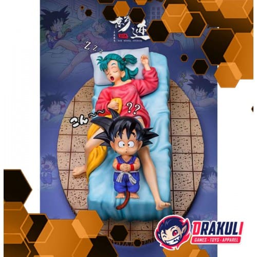 Statue DIM Studio Dragon Ball – Kid Goku & Sleeping Bulma – Drakuli