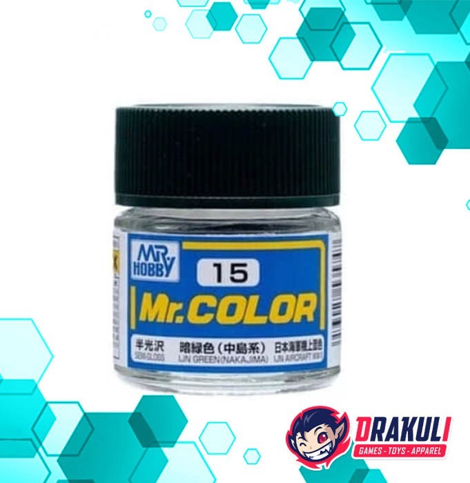 Mr. Hobby Mr. Color Model Kit Paint IJN Green(Nakajima) C15 Drakuli