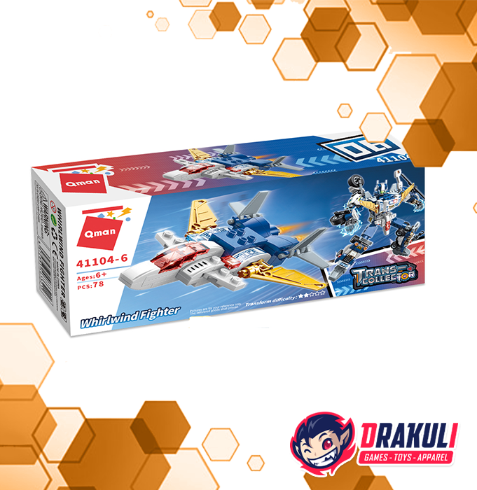 Toys Qman Speedy Police - Whirlwind Fighter 41104-6