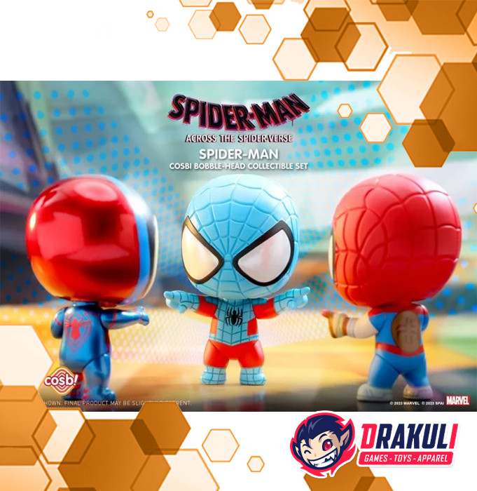 Cosbaby Spider-Man Cosbi Bobble-Head Collectible Set 1 (CBX154) – Drakuli