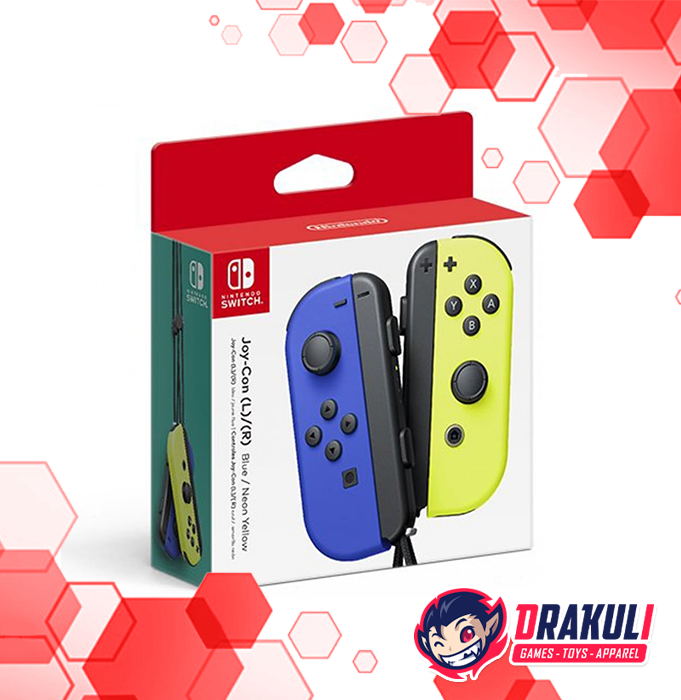Nintendo Switch – Joy-Con (L/R) – Blue/Neon Yellow – Drakuli